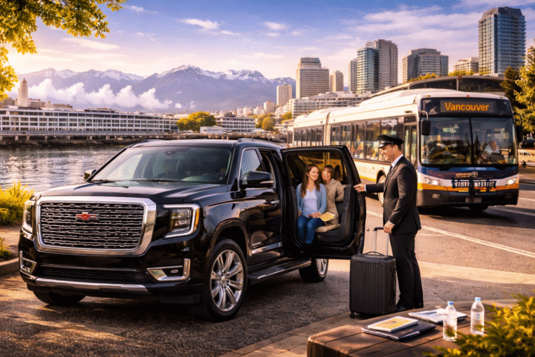 Exploring Vancouver in Comfort Private Car vs Public Transportation