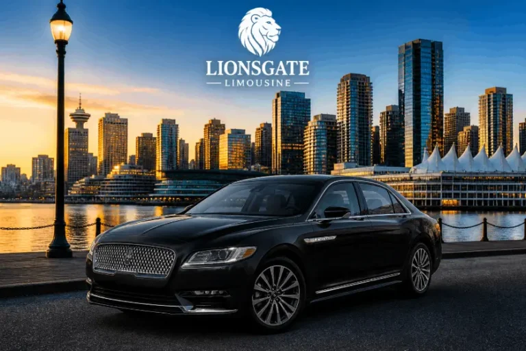 professional Black car in vancouver