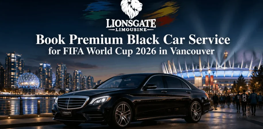 Book premium black car service for FIFA World Cup 2026 in Vancouver with Lionsgate Limousine