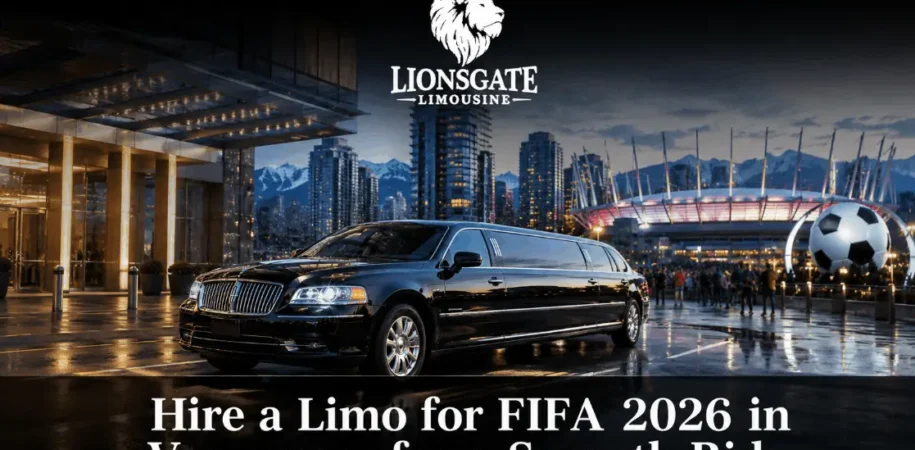Limo for FIFA 2026 in Vancouver near a stadium event